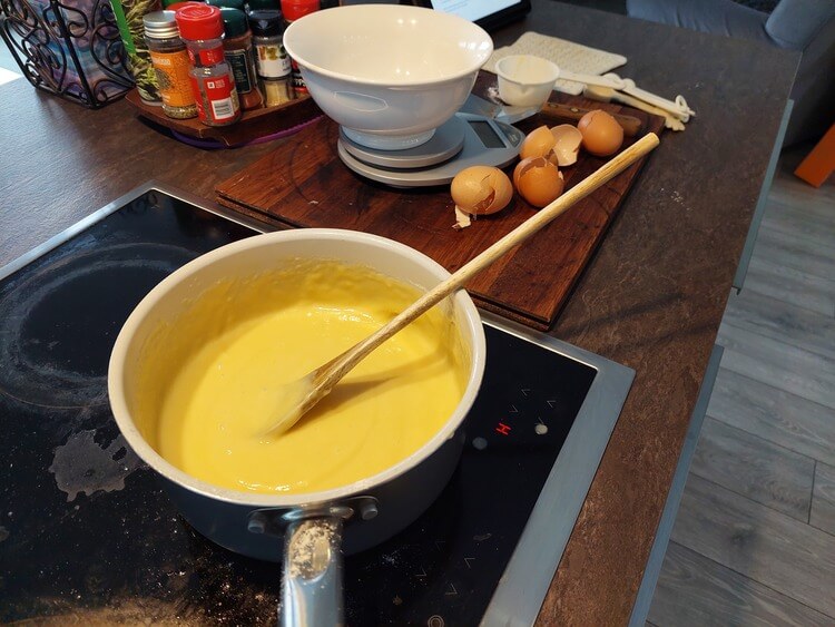 Preparing the dough