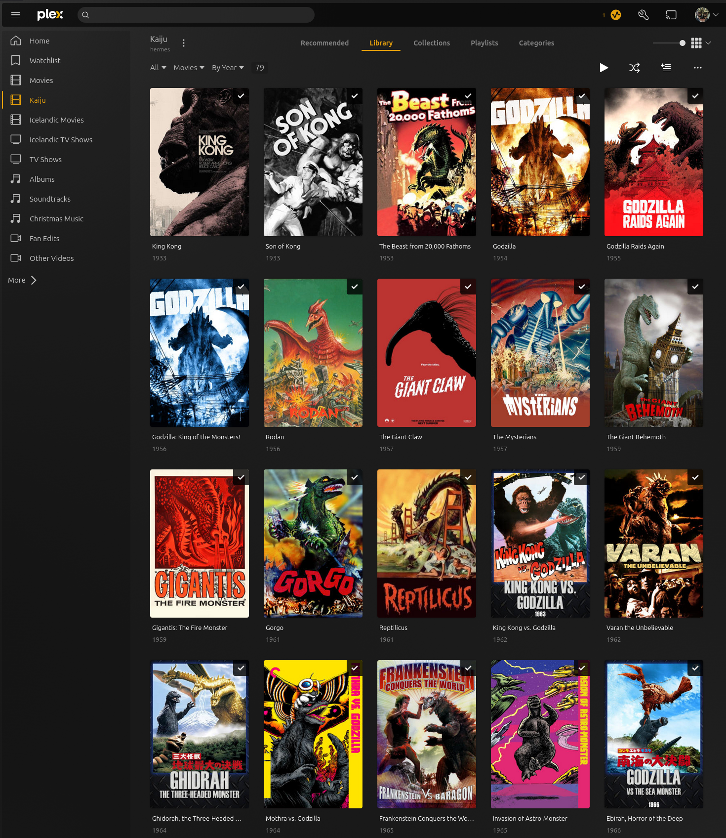 Plex Media Library