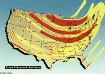 United States Radioactive Fallout