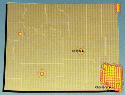 Wyoming Target Map